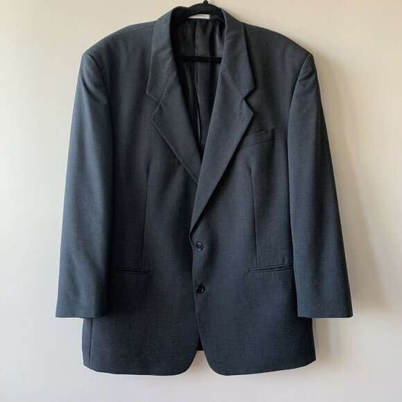 YVES SAINT‎ LAURENT Mens Size 46 Wool Union Made Jacket Sport coat YSL  Vintage - Picture 2 of 12